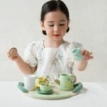 Classic World Wooden Vintage Afternoon Tea Set - Image 2