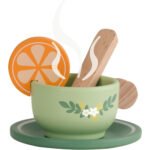 Classic World Wooden Vintage Afternoon Tea Set - Image 5