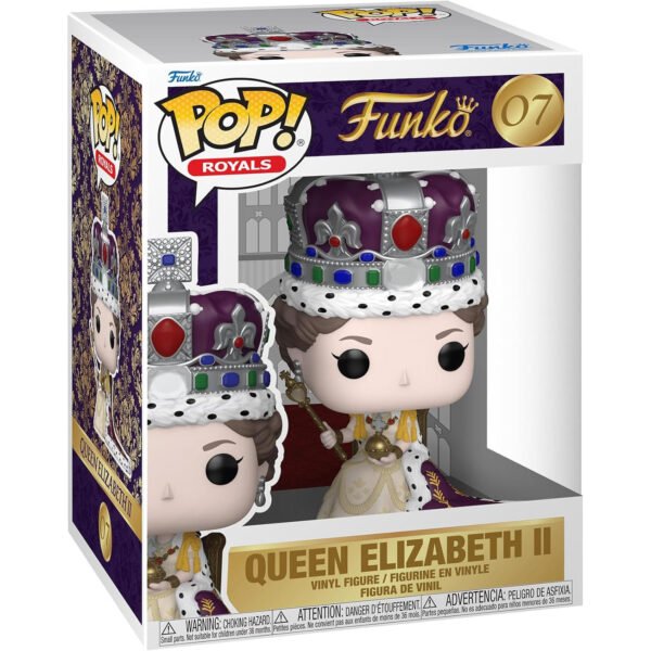 Funko Pop! Premium - Royals - Queen Elizabeth II (Coronation) Collectable Vinyl Figure