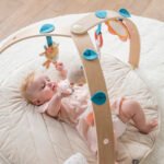 Nattou Mila, Lana & Zoe Wooden Arches Activity Playmat - Image 2