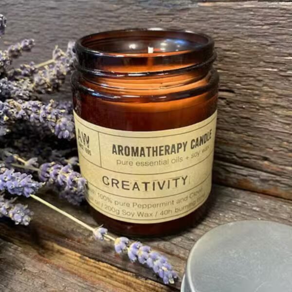 Aromatherapy Glass Jar Candle - Creativity