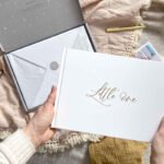 Blush & Gold Luxury Baby Journal 'Little One' White & Gold Foil with Gilded Edges - Image 18