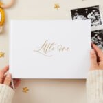 Blush & Gold Luxury Baby Journal 'Little One' White & Gold Foil with Gilded Edges - Image 19