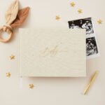 Blush & Gold Luxury 'My Baby Journal' Cotton Cloth & Gold Foil with Gilded Edges - Image 21