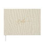 Blush & Gold Luxury 'My Baby Journal' Cotton Cloth & Gold Foil with Gilded Edges - Image 22