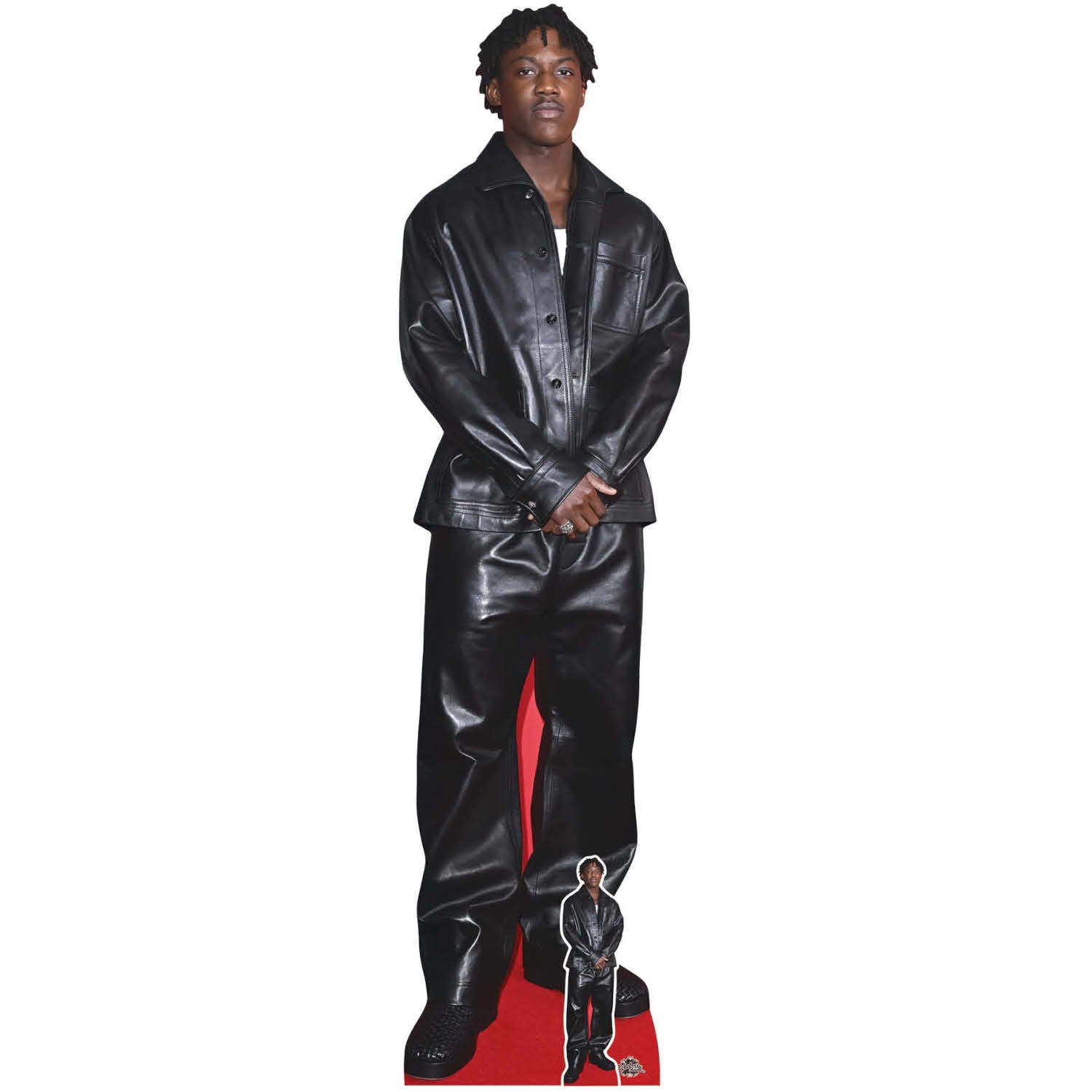 CS1286 Kobbie Mainoo (English Football Player) Lifesize + Mini Cardboard Cutout Standee Kobbie Mainoo (English Football Player) Lifesize + Mini Cardboard Cutout / Standee - Image 1