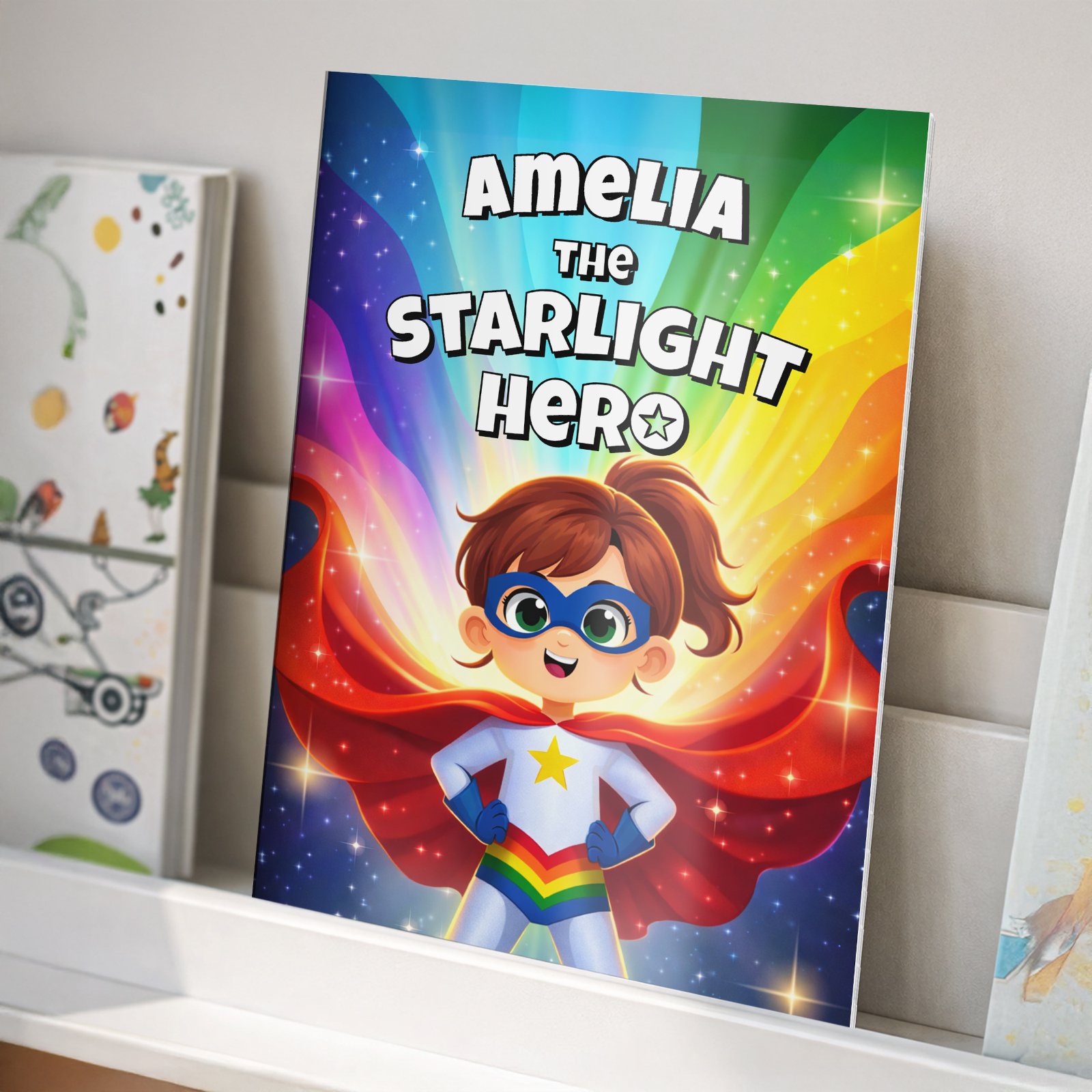 P0512AI31 Personalised Children's The Starlight Hero Girls Story Book Personalised Children's The Starlight Hero Girls Story Book - Image 1