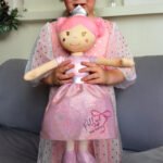 Personalised Bow Motif Pink Princess Ballerina Rag Doll - Image 4