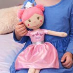 Personalised Butterflies Design Pink Princess Ballerina Rag Doll - Image 3