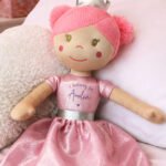 Personalised 'I Belong To...' Pink Princess Ballerina Rag Doll - Image 3