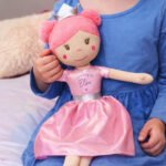 Personalised 'I Belong To...' Pink Princess Ballerina Rag Doll - Image 5