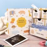 Lullaby Animals 'Welcome Little One' 6 Drawer Keepsake Box - Image 5
