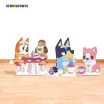 Bluey, Bingo & Friends 'Tea Party' Official Wall & Floor Decoration Cardboard Cutout Set - Image 6