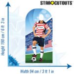 USA (World Cup Football) Lifesize Stand-In Cardboard Cutout / Standee - Image 3