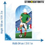 Mexico (World Cup Football) Lifesize Stand-In Cardboard Cutout / Standee - Image 3