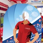 Canada (World Cup Football) Lifesize Stand-In Cardboard Cutout / Standee - Image 7