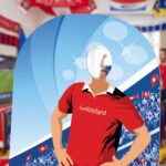 Switzerland (World Cup Football) Lifesize Stand-In Cardboard Cutout / Standee - Image 7
