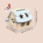 Speedy Monkey Wooden House Shape Sorter - Image 3