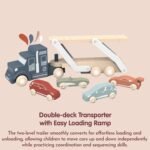Speedy Monkey Wooden Car Transporter - Image 2