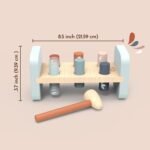 Speedy Monkey Wooden Tap Tap Hammer Bench - Image 3
