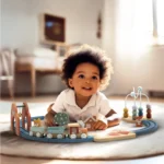 Speedy Monkey Wooden Multi-Activity Railrway Set - Image 2