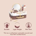 Speedy Monkey Children's Wooden Beauty Suitcase - Image 4