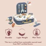 Speedy Monkey Wooden Workbench Tools Suitcase - Image 4