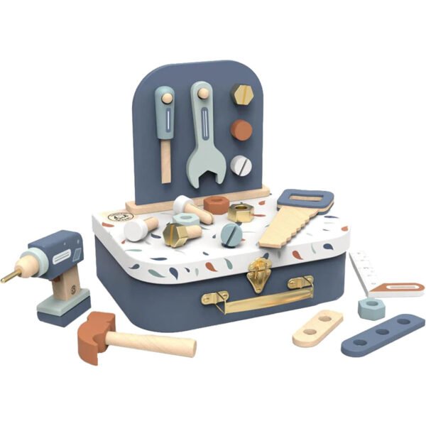 Speedy Monkey Wooden Workbench Tools Suitcase