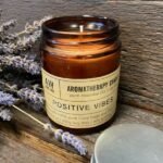 Aromatherapy Glass Jar Candle - Positive Vibes