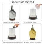 Ancient Wisdom Glass Abstract Grey USB Aroma Atomiser - Image 3