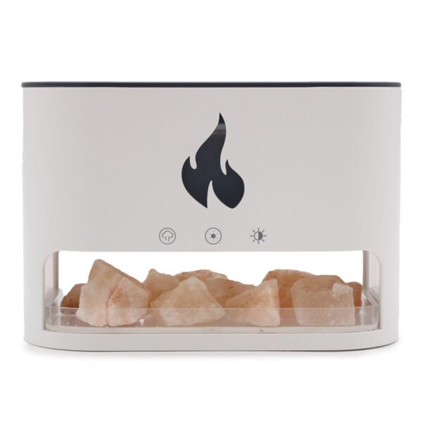 Ancient Wisdom Himalayan Salt White Chamber Blaze USB Aroma Diffuser