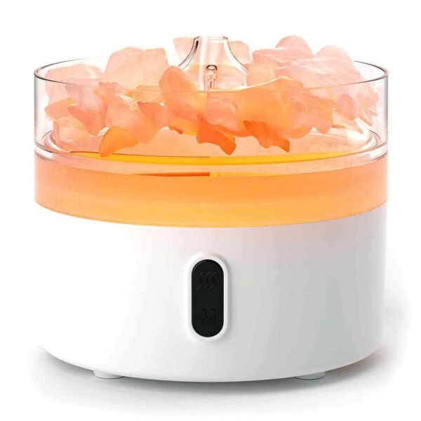 Ancient Wisdom Himalayan Salt Night Light Flame Effect Aroma Diffuser