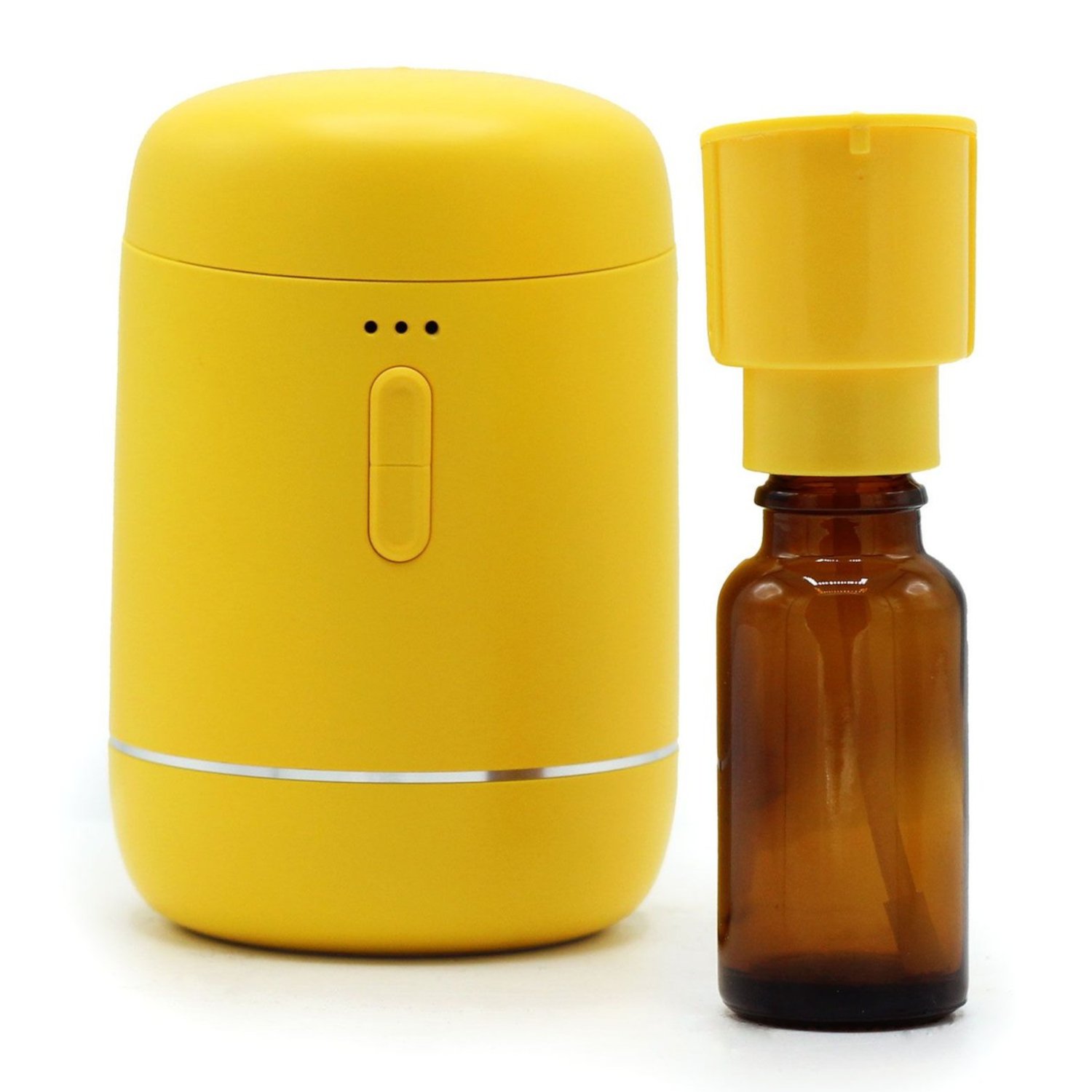 AATOM-38 Ancient Wisdom Yellow USB Essential Oil Diffuser Ancient Wisdom Yellow USB Waterless Essential Oil Diffuser - Image 1