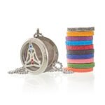 Ancient Wisdom Yoga Chakra Aromatherapy Jewellery Stainless Steel Necklace - Image 3