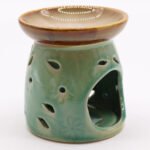 Ancient Wisdom Classic Blue Ceramic Oil Burner - Image 4