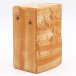 Ancient Wisdom Hand Painted Ceramic Bonsai Oil Burner – Sand - Image 2