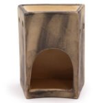 Ancient Wisdom Hand Painted Ceramic Bonsai Oil Burner - Slate - Image 3