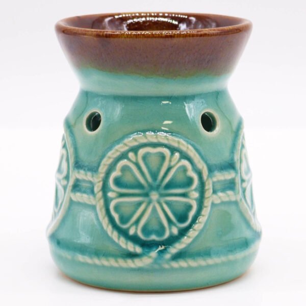 Ancient Wisdom Classic Ceramic Spa Burner – Turquoise
