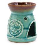 Ancient Wisdom Classic Ceramic Spa Burner – Turquoise - Image 2