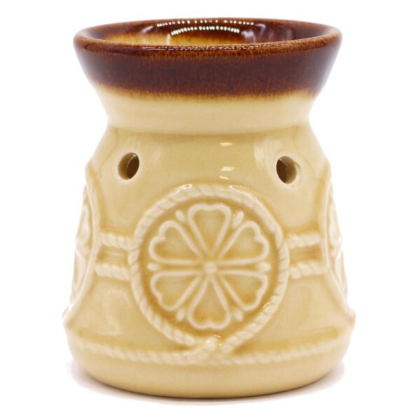 Ancient Wisdom Classic Ceramic Spa Burner – Cream