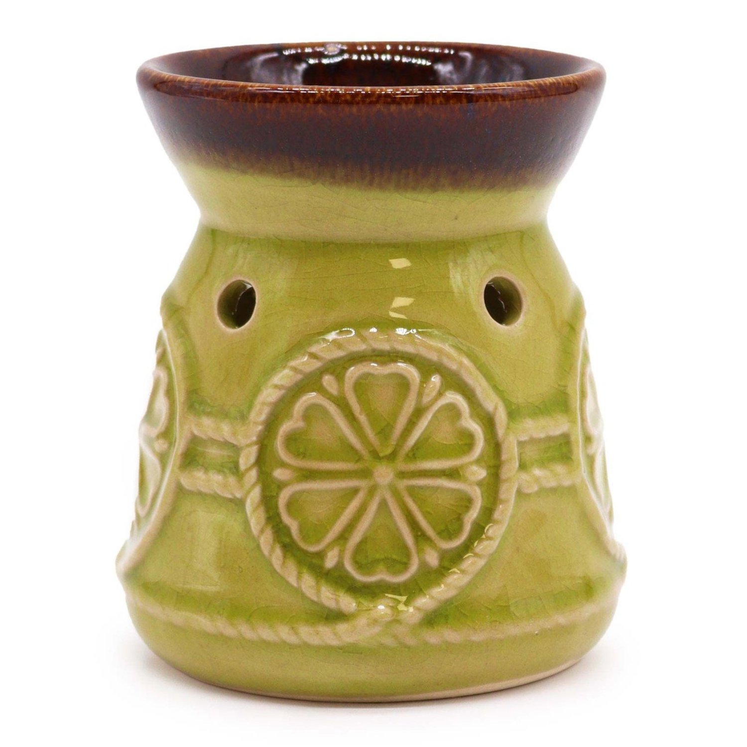 CDes-26 Ancient Wisdom Classic Ceramic Spa Burner - Jade Ancient Wisdom Classic Ceramic Spa Burner - Jade - Image 1
