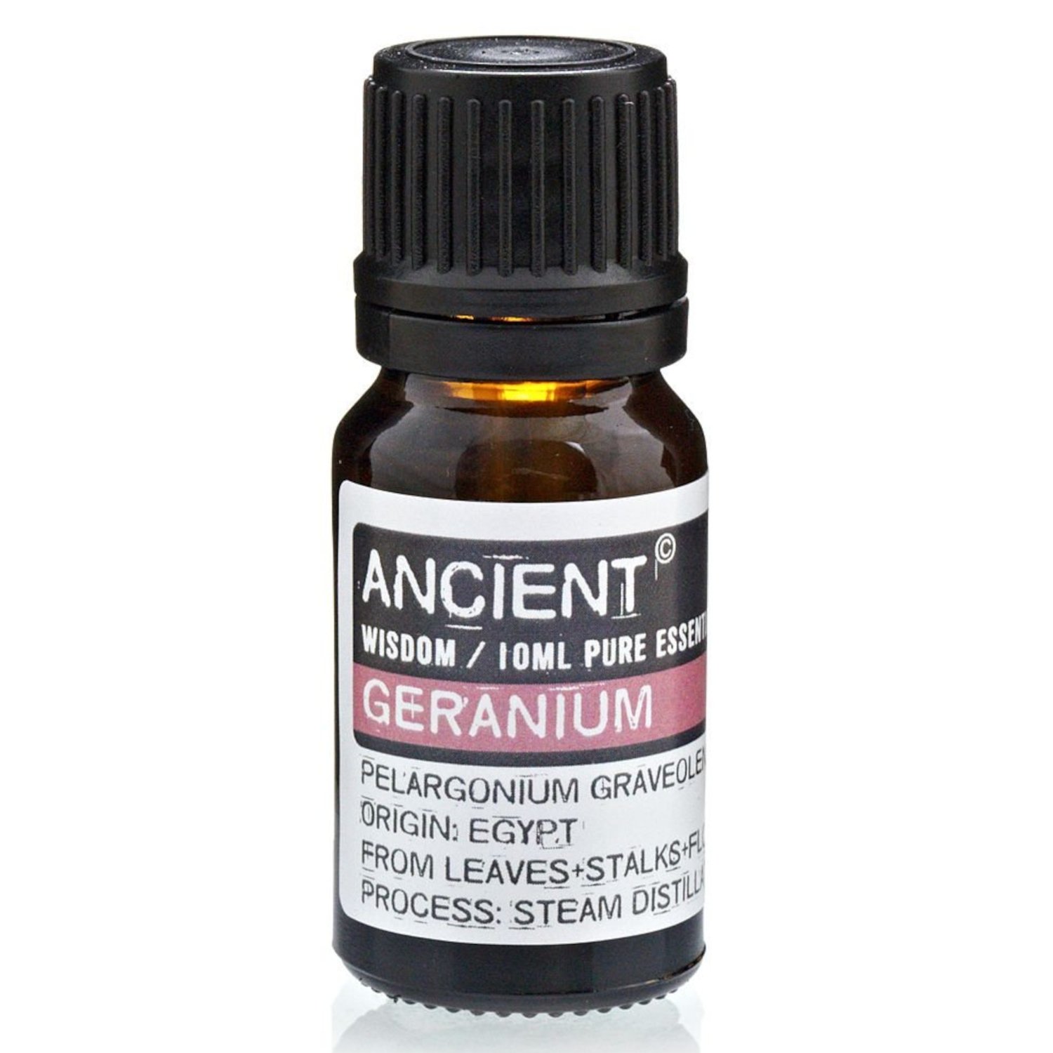 EO-08 Ancient Wisdom Geranium 10ml Pure Essential Oil Ancient Wisdom Geranium 10ml Pure Essential Oil - Image 1