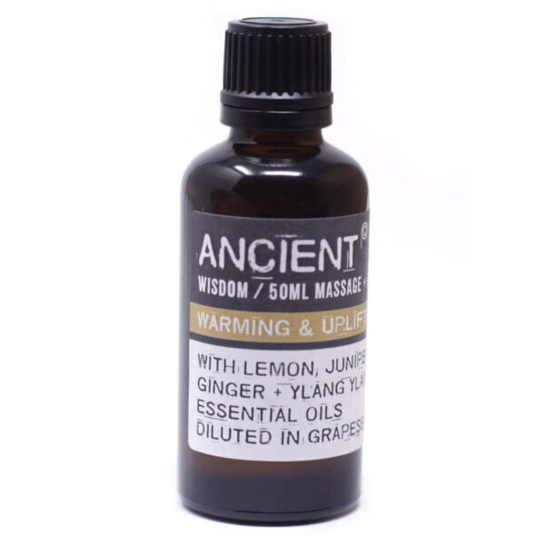 Ancient Wisdom Warming & Uplifting 50ml Massage & Bath Oil