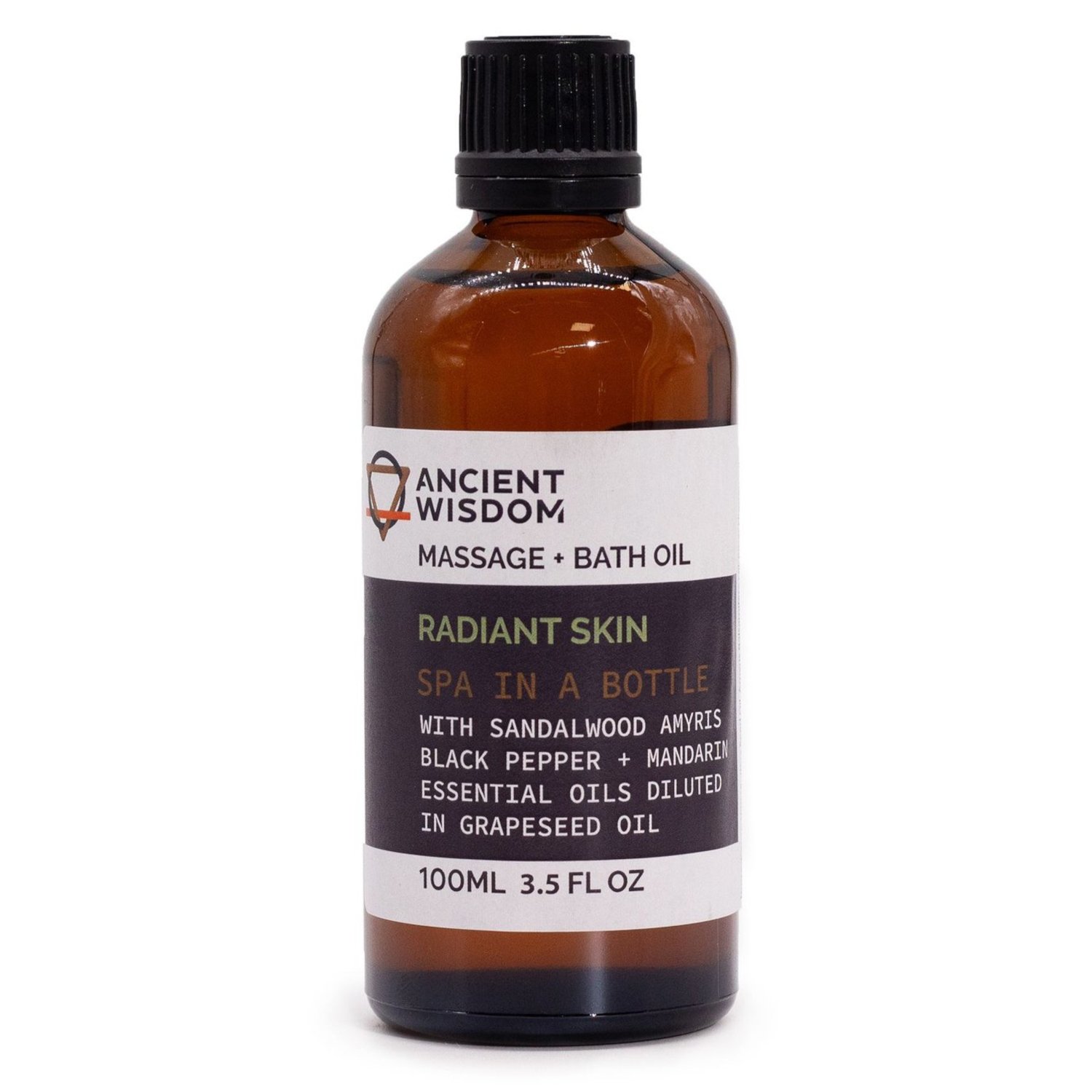 MOL-03 Ancient Wisdom Radiant Skin 100ml Massage & Bath Oil Ancient Wisdom Radiant Skin 100ml Massage & Bath Oil - Image 1