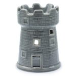 Ancient Wisdom Castle Shaped Grey Ceramic Oil Burner