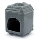 Ancient Wisdom Town House Design Grey Ceramic Oil Burner - Image 3