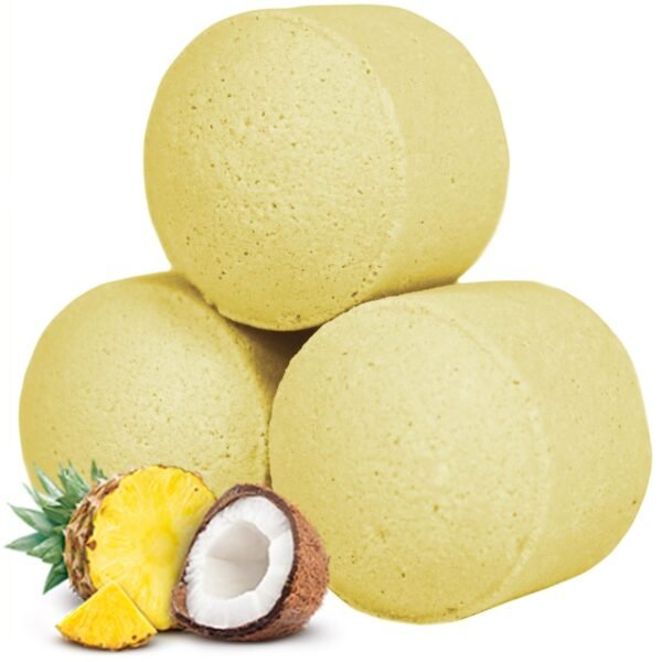 Ancient Wisdom 1.3Kg Box of Chill Pills Piña Colada Mini Bath Bombs