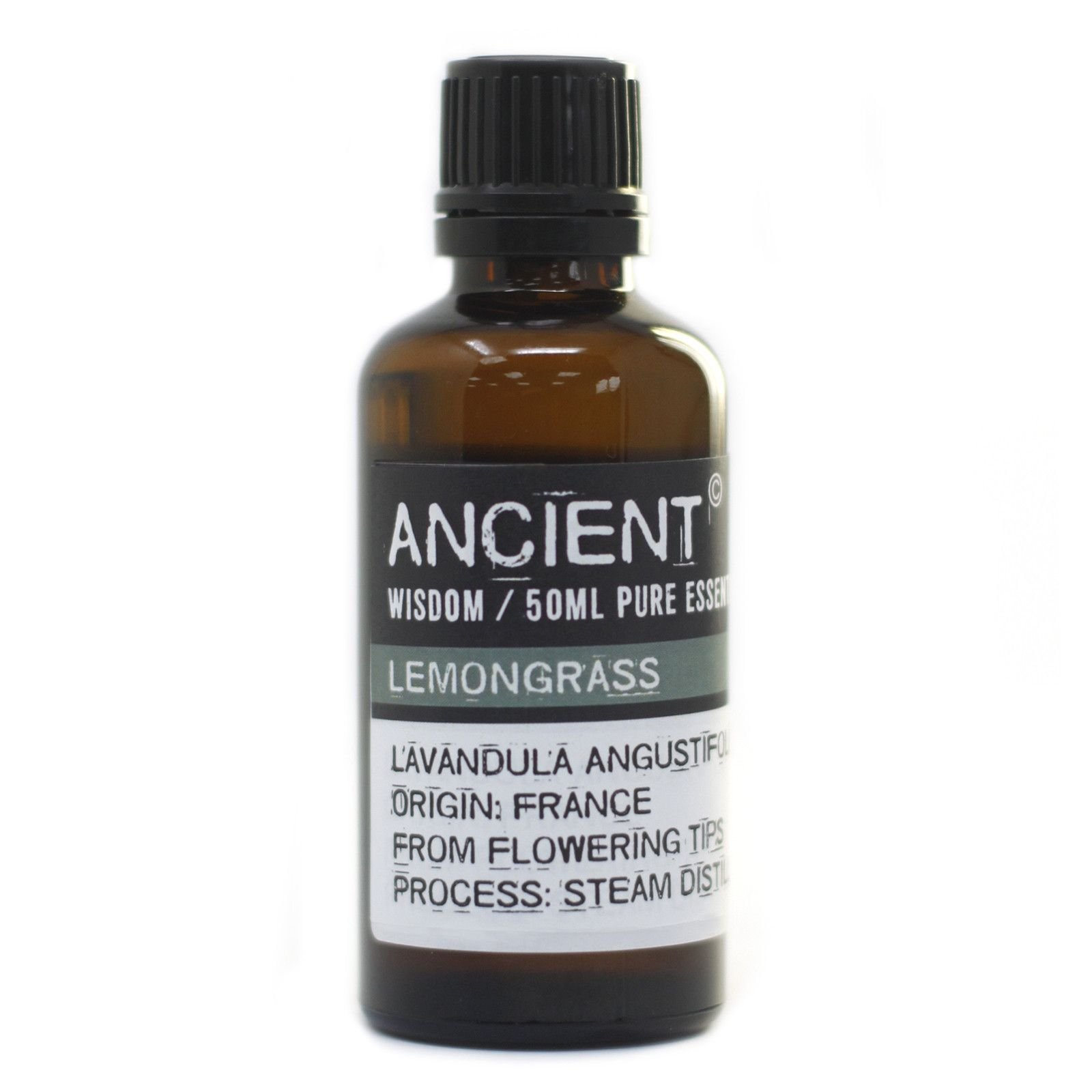 bG9jYWw6Ly9tZWRpYS85Ry84RC82MFIzMEMxRzY0VzM4RDlHLzg5MDQ4ZmY2LmpwZWc.jpg Ancient Wisdom Lemongrass 50ml Pure Essential Oil - Image 1