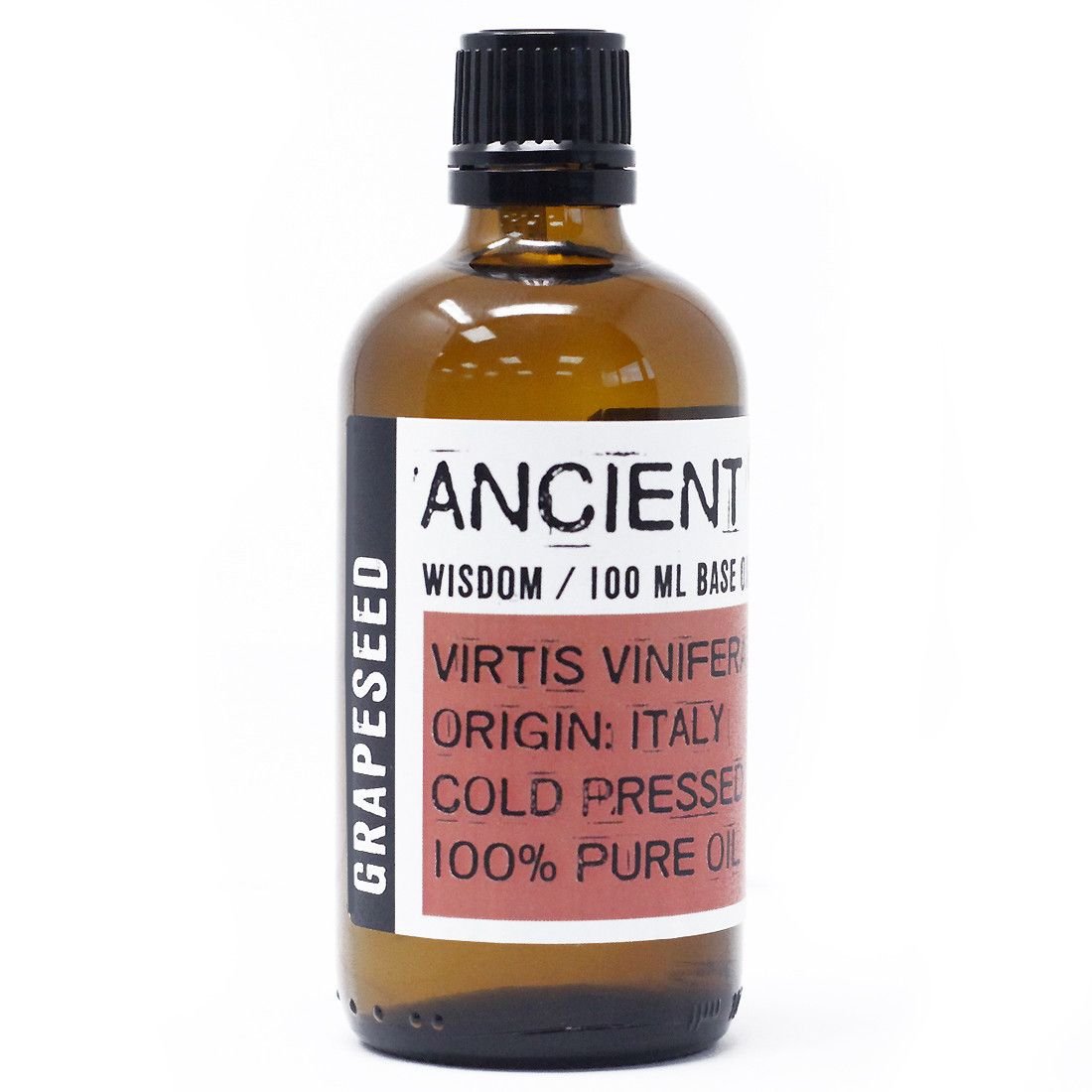 bG9jYWw6Ly9tZWRpYS85SC80RC82MFIzMEMxRzY0Vks0RDlIL2U1MTA5NzQ5LmpwZWc.jpg Ancient Wisdom Grapeseed 100ml Base Oil - Image 1