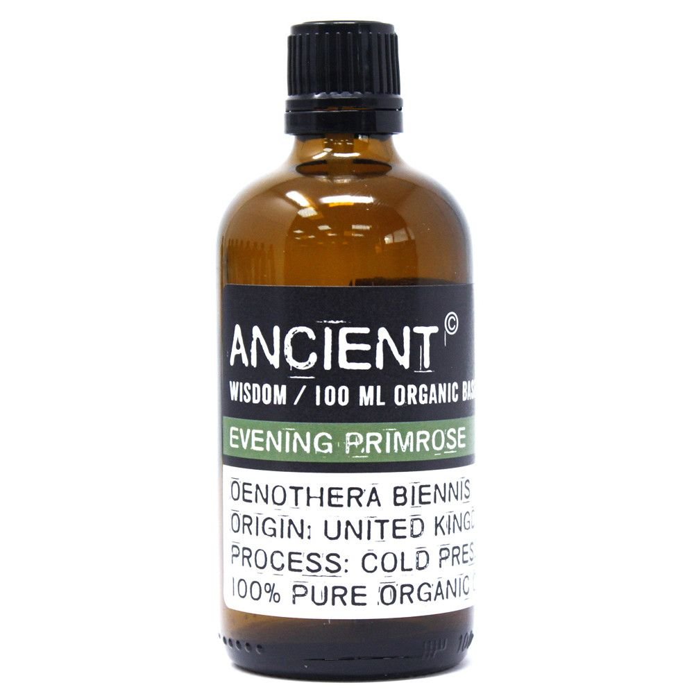 bG9jYWw6Ly9tZWRpYS85SC9DQy82MFIzMEMxRzZDVjNDQzlIL2IwMTk3NGQ1LmpwZWc.jpg Ancient Wisdom Evening Primrose 100ml Organic Base Oil - Image 1